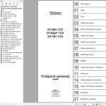 Valtra Tractor N134H1C8 N154eH1C8 N174H1C8 Service Manual PL