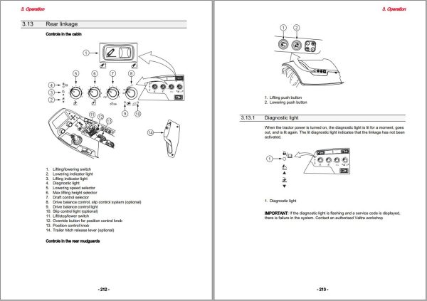 Valtra Tractor N134V N1154eV N174V Operators Manual 39893214 1