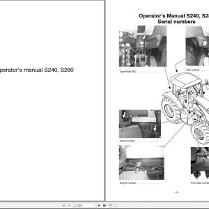 Valtra Tractor S240 S280 Operators Manual 39808213