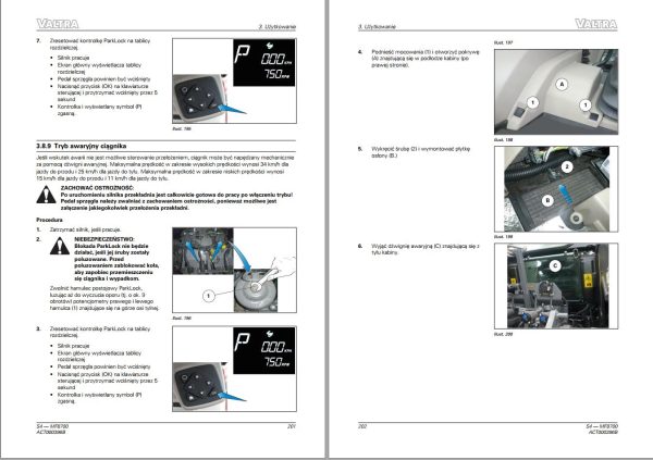 Valtra Tractor S274 to S374 Operators Manual PL 1