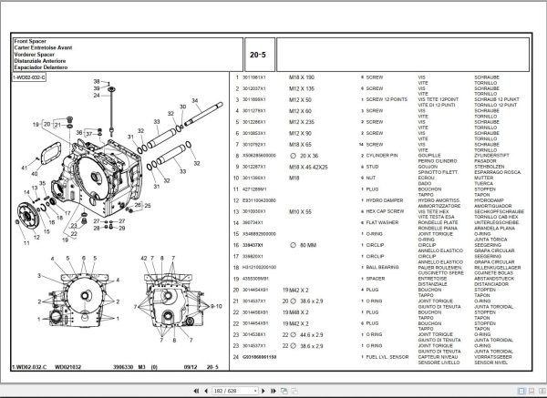 Valtra Tractor S293 Parts Catalog 3906330M3 1