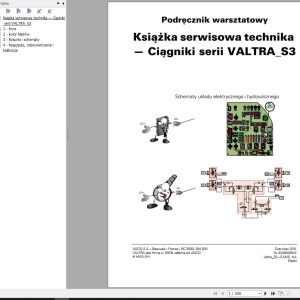 Valtra Tractor S3 Series Electrical And Hydraulics Diagrams PL