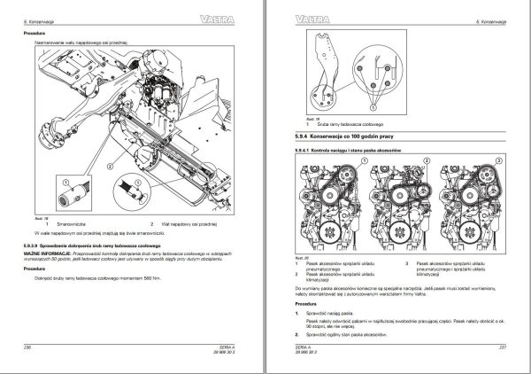 Valtra Tractor Series A HiTech Operators Manual PL 1