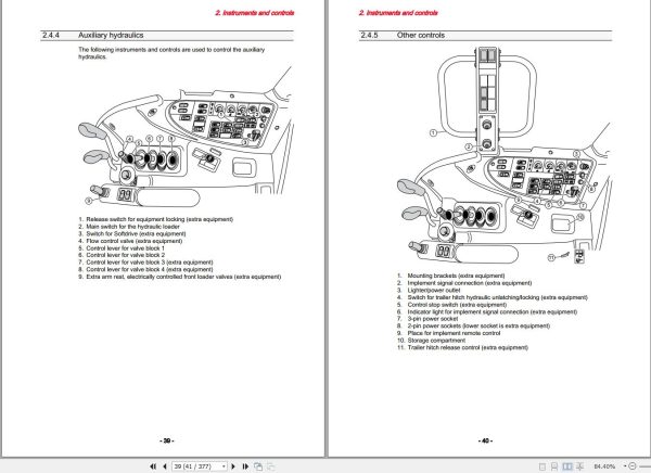 Valtra Tractor T132H to T193H Operators Manual 39867213 1