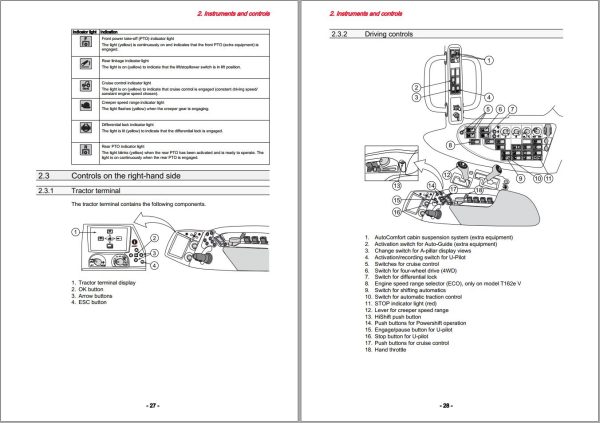 Valtra Tractor T132V to T202V Operators Manual 39844216 1