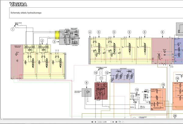 Valtra Tractor T144H to T234H Service Manual PL 1
