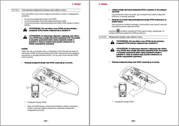 Valtra Tractor T144H1A7 to T254H1A7 Operators Manual PL 1