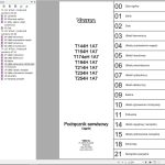 Valtra Tractor T144H1A7 to T254H1A7 Service Manual PL