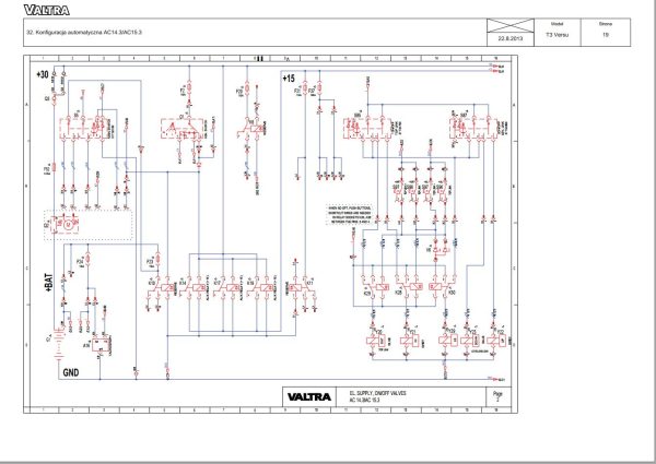 Valtra Tractor T153V T163eV T183V T213V Service Manual PL 1