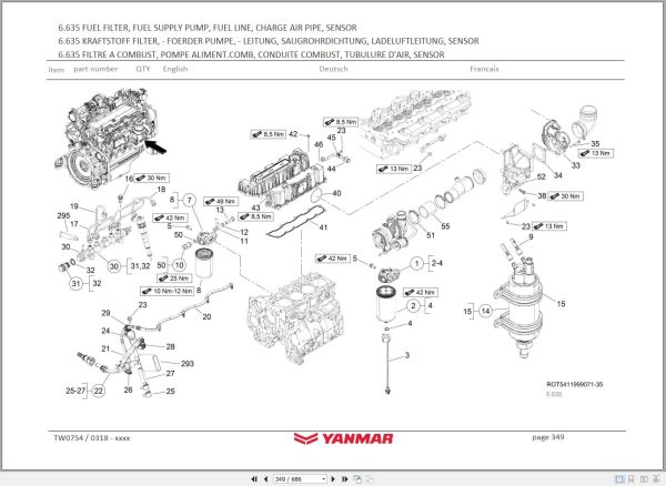 Yanmar Operator Parts Service Manuals and Wiring Hydraulic Diagrams 13.0 GB PDF 4