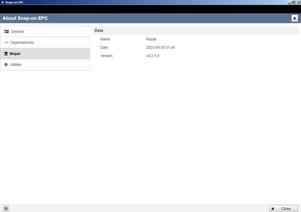 Chrysler Fiat Alliance FCA EPC5 International 10.2023 Spare Parts Catalogue 1