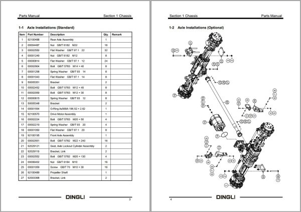 Dingli Machinery Boom Lifts and Scissor Lifts Series Spare Parts Catalog PDF 3