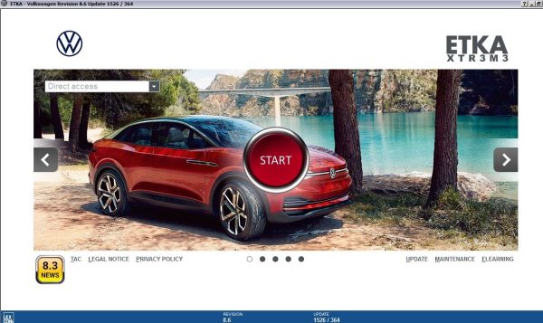 ETKA 8.3 11.2023 Spare Parts Catalog VmWare 1