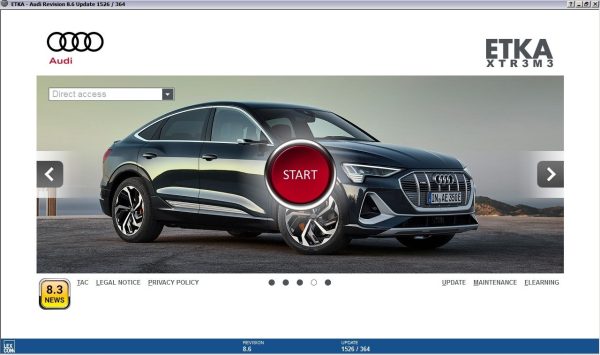 ETKA 8.3 11.2023 Spare Parts Catalog VmWare 5