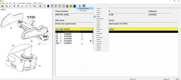 JUNGHEINRICH JETI ForkLift ET v4.37 2024 Updated 510 12.2023 Spare Parts Catalog 6
