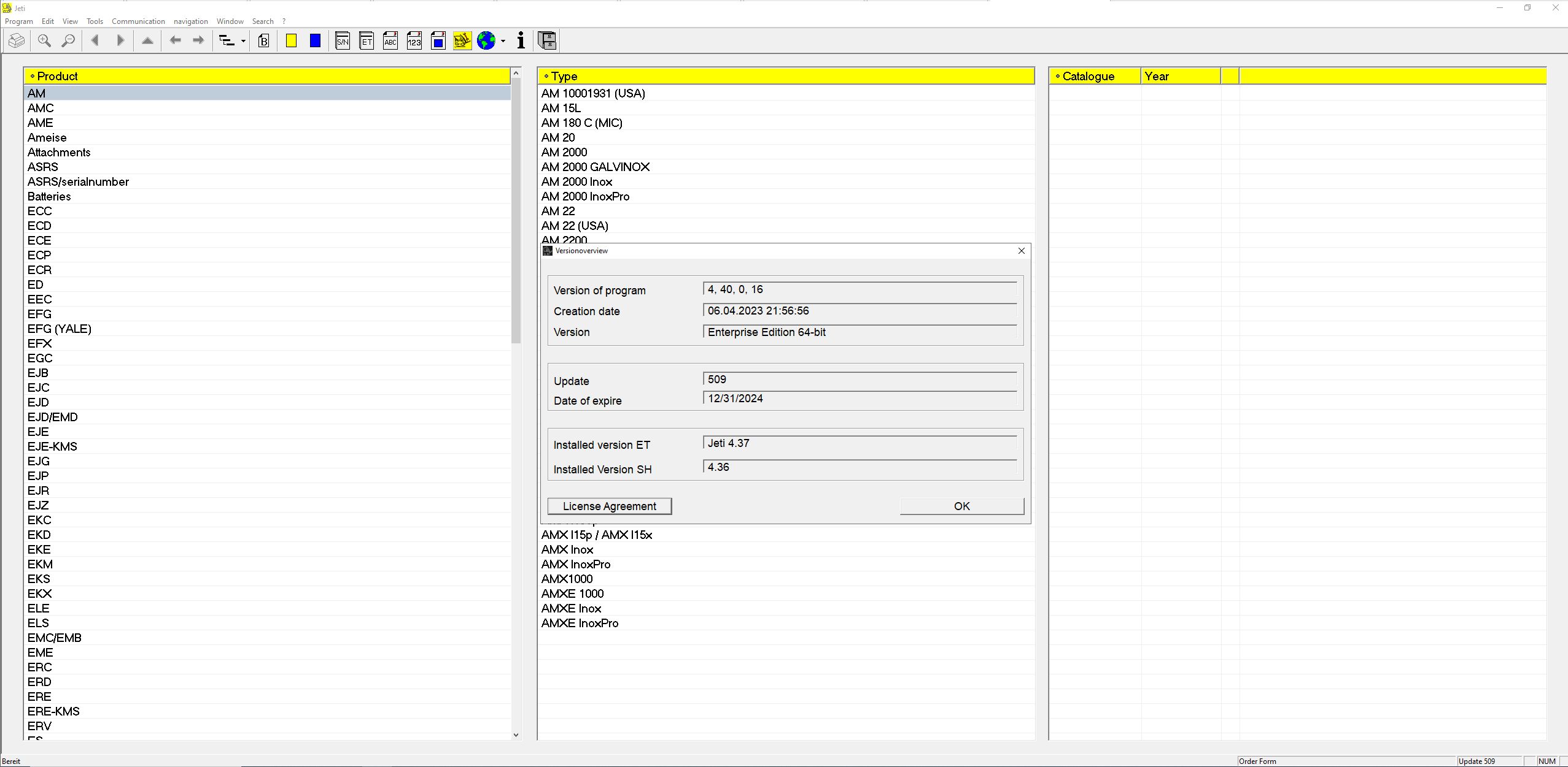 Jungheinrich JETI ET 4.36 4.37 509 Update Files