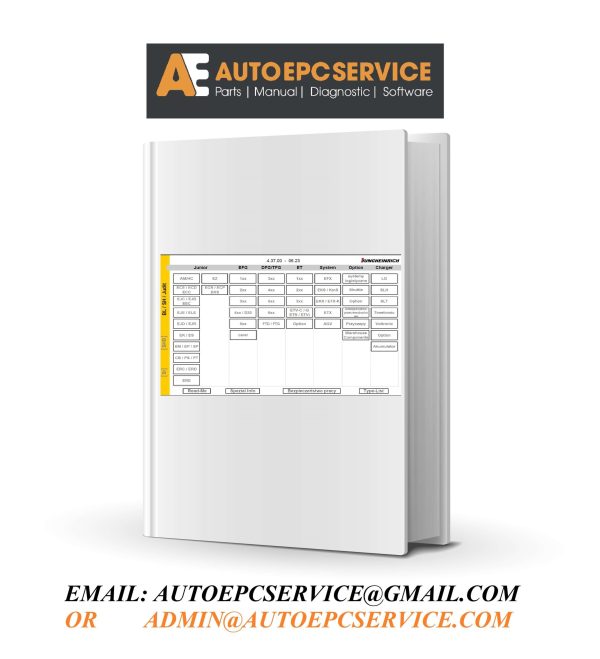 Jungheinrich SH 4.37.00 Service Manual Program