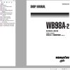 Komatsu Backhoe Loader WWB98A 2 Shop Manual WEBM002300