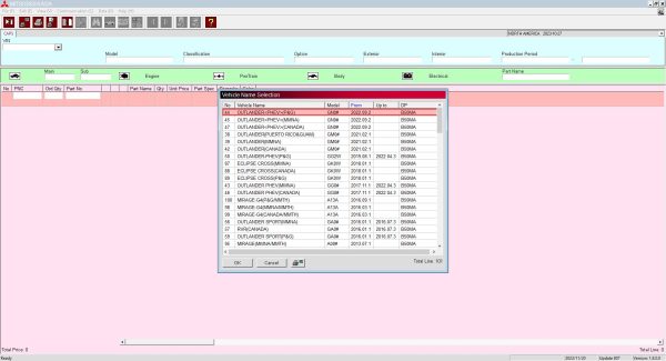 Mitsubishi MMC ASA 11.2023 Electronic Parts Catalog 2