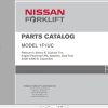 Nissan Forklift 1F1UC Parts Catalog CF700 UBOOK