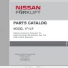 Nissan Forklift 1F1UP Parts Catalog CF680 UBOOK