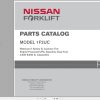 Nissan Forklift 1F2UC Parts Catalog CF710 UBOOK