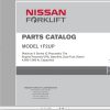 Nissan Forklift 1F2UP Parts Catalog CF690 UBOOK