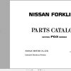 Nissan Forklift F03 Series Parts Catalog