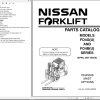 Nissan Forklift F04GU F04BU Series Parts Catalog CF622 UBOOK