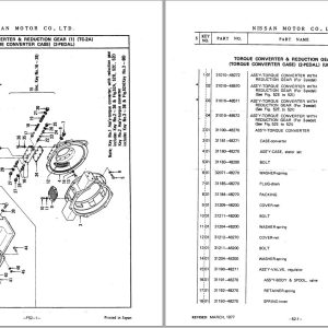 Nissan Forklift FB104 FG105 FD104 FD105 Parts Catalog CF023 UBOOK 1 1