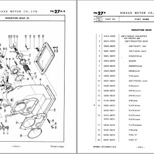 Nissan Forklift FG003U Parts Catalog CF095-UBOOK Nissan Forklift Fg003U Parts Catalog Cf095 Ubook 1