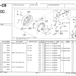 Nissan Forklift H01 Series Parts Catalog Cf100 Ubook 1