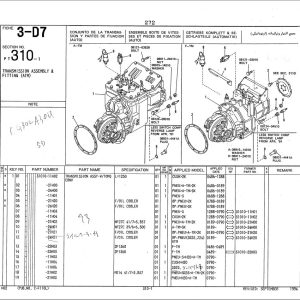 Nissan Forklift H02 Series Parts Catalog 1