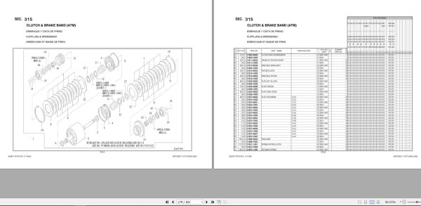 Nissan Forklift J02UP Series Parts Catalog CF400 UBOOK 1
