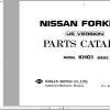 Nissan Forklift KH01 Series Parts Catalog CF250 UBOOK