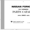 Nissan Forklift KH02 Series Parts Manual CF260 UBOOK