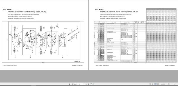 Nissan Forklift L01UC Series Parts Catalog CF550 UBOOK 1