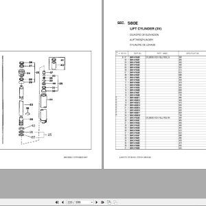 Nissan Forklift L02Ucv Series Parts Catalog Cf570 Ubook 1