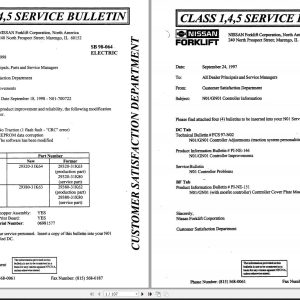 Nissan Forklift N01 Service Manual Drive Control System