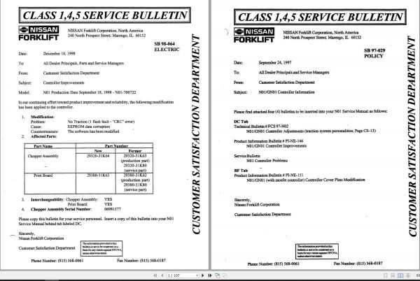 Nissan Forklift N01 Service Manual Drive Control System