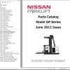 Nissan Forklift OP Series Parts Manual
