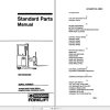 Nissan Forklift OR35 OR40 OR45 Parts Manual 2811463