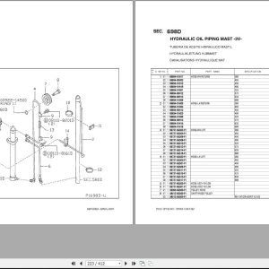 Nissan Forklift P01U Series Parts Manual Cf350 Ubook 1