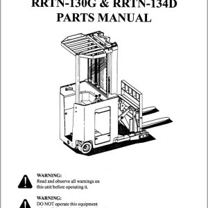 Nissan Forklift RRTN 130G RRTN 134D Parts Manual