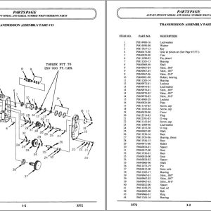 Nissan Forklift Rrtn 140G Rrtn 145Z Parts Manual 1