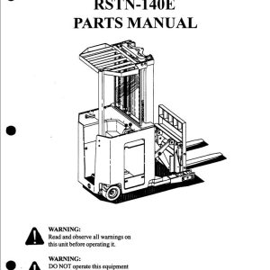 Nissan Forklift RSTN 140E Parts Manual