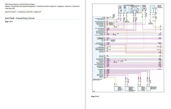 Nissan Leaf 2022 Electrical Wiring Diagrams 2