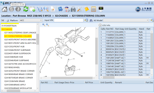 SAIC MOTOR EPC Update 10.2023 Electronic Parts Catalog 3