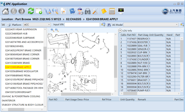 SAIC MOTOR EPC Update 10.2023 Electronic Parts Catalog 4