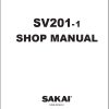 Sakai Asphalt Roller and Soil Roller Operation Diagnostic Parts Shop Manuals 3.18 GB PDF 2